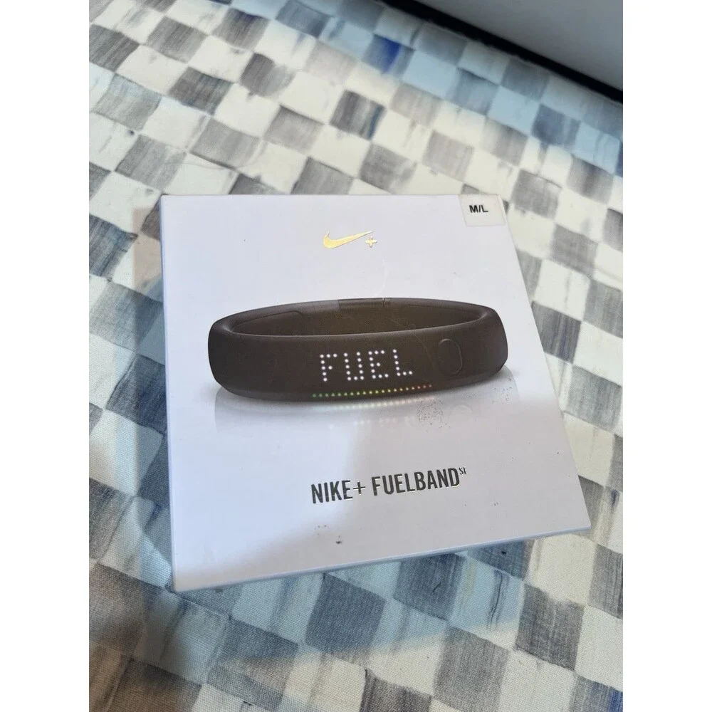 Used Nike+ Fuelband Black Size M / L Original Box & Packaging